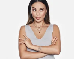 Zawieszka srebrna z cyrkoniami - serce