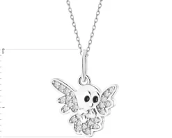 Zawieszka srebrna z cyrkoniami i emalią - Harry Potter, Warner Bros. Discovery