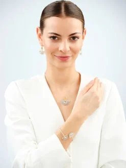 Zawieszka srebrna z cyrkoniami