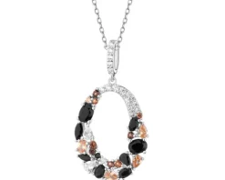 Zawieszka srebrna z cyrkoniami