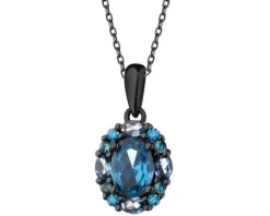 Zawieszka srebrna z cyrkoniami