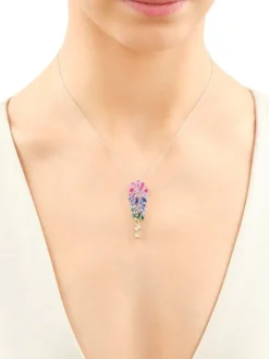 Zawieszka srebrna z cyrkoniami