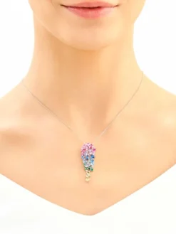 Zawieszka srebrna z cyrkoniami