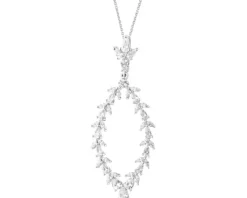 Zawieszka srebrna z cyrkoniami