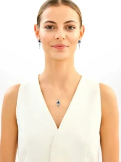 Zawieszka srebrna z cyrkoniami