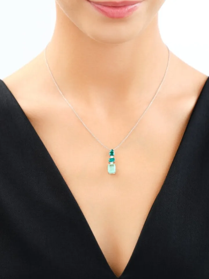 Zawieszka srebrna z cyrkoniami