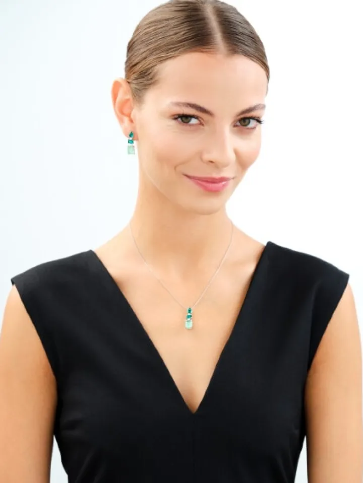 Zawieszka srebrna z cyrkoniami