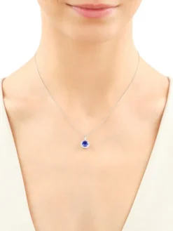 Zawieszka srebrna z cyrkoniami - koło