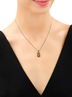 Zawieszka srebrna z cyrkoniami