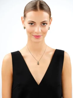 Zawieszka srebrna z cyrkoniami