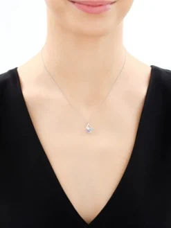 Zawieszka srebrna z cyrkoniami