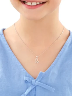 Zawieszka srebrna z cyrkoniami - kot