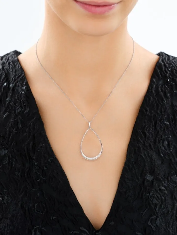 Zawieszka srebrna z cyrkoniami