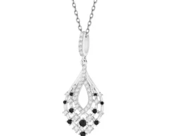 Zawieszka srebrna z cyrkoniami