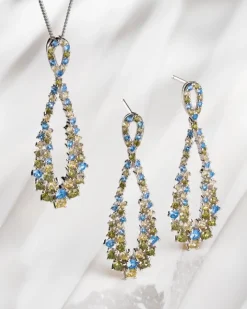 Zawieszka srebrna z cyrkoniami