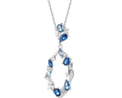 Zawieszka srebrna z cyrkoniami