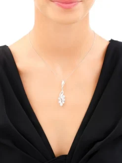 Zawieszka srebrna z cyrkoniami