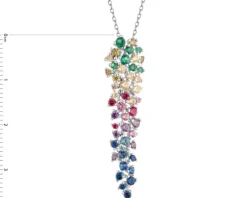 Zawieszka srebrna z cyrkoniami