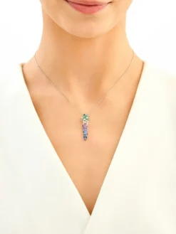 Zawieszka srebrna z cyrkoniami