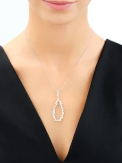 Zawieszka srebrna z cyrkoniami