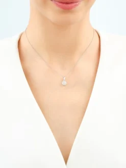 Zawieszka srebrna z cyrkoniami