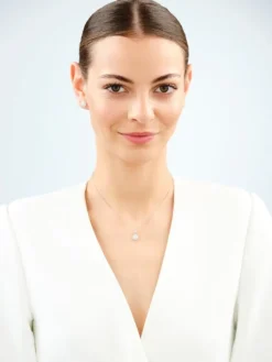 Zawieszka srebrna z cyrkoniami