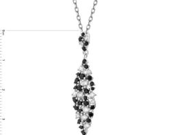 Zawieszka srebrna z cyrkoniami