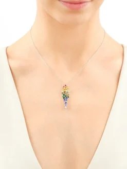 Zawieszka srebrna z cyrkoniami