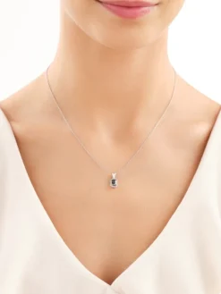 Zawieszka srebrna z cyrkoniami