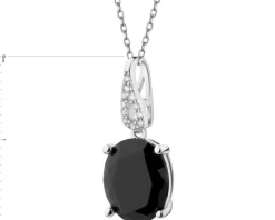 Zawieszka srebrna z cyrkoniami