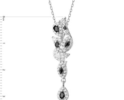 Zawieszka srebrna z cyrkoniami