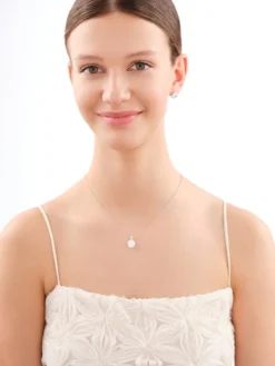 Zawieszka srebrna z cyrkoniami