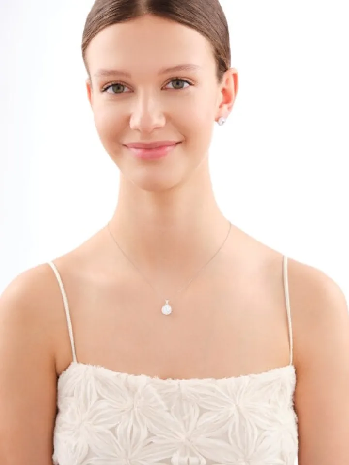 Zawieszka srebrna z cyrkoniami