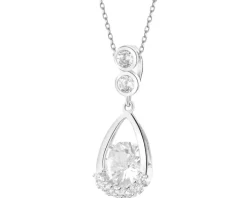 Zawieszka srebrna z cyrkoniami