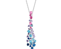 Zawieszka srebrna z cyrkoniami