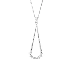 Zawieszka srebrna z cyrkoniami