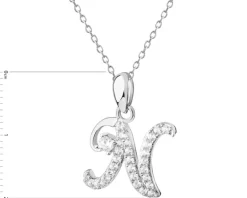 Zawieszka srebrna z cyrkoniami