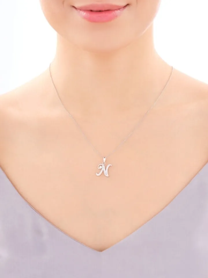 Zawieszka srebrna z cyrkoniami