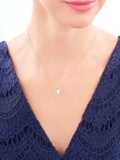 Zawieszka srebrna z cyrkoniami