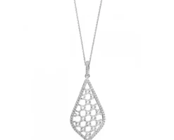 Zawieszka srebrna z cyrkoniami