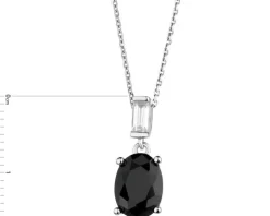 Zawieszka srebrna z cyrkoniami