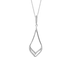 Zawieszka srebrna z cyrkoniami