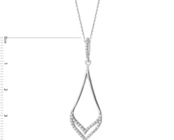 Zawieszka srebrna z cyrkoniami