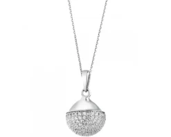 Zawieszka srebrna z cyrkoniami