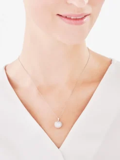 Zawieszka srebrna z cyrkoniami