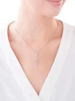 Zawieszka srebrna z cyrkoniami