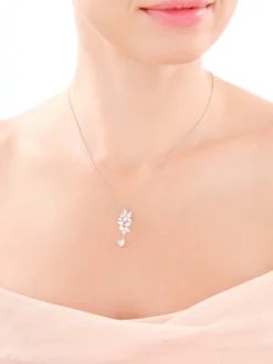 Zawieszka srebrna z cyrkoniami