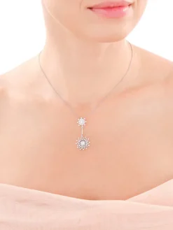 Zawieszka srebrna z cyrkoniami