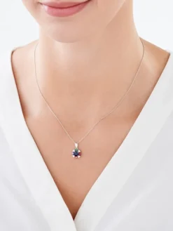 Zawieszka srebrna z cyrkoniami