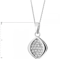 Zawieszka srebrna z cyrkoniami